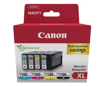 Tusz CANON Zestaw 4 tuszów PGI-1500XL CMYK 9182B010